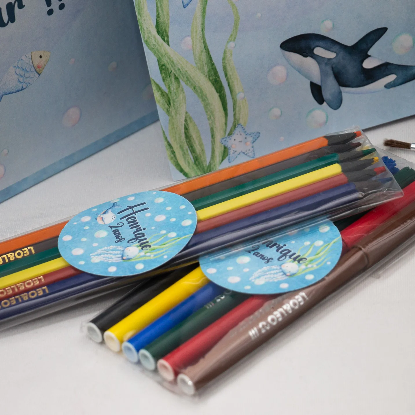 Maleta Cartonada kit pintura e colorir - Imagem 7