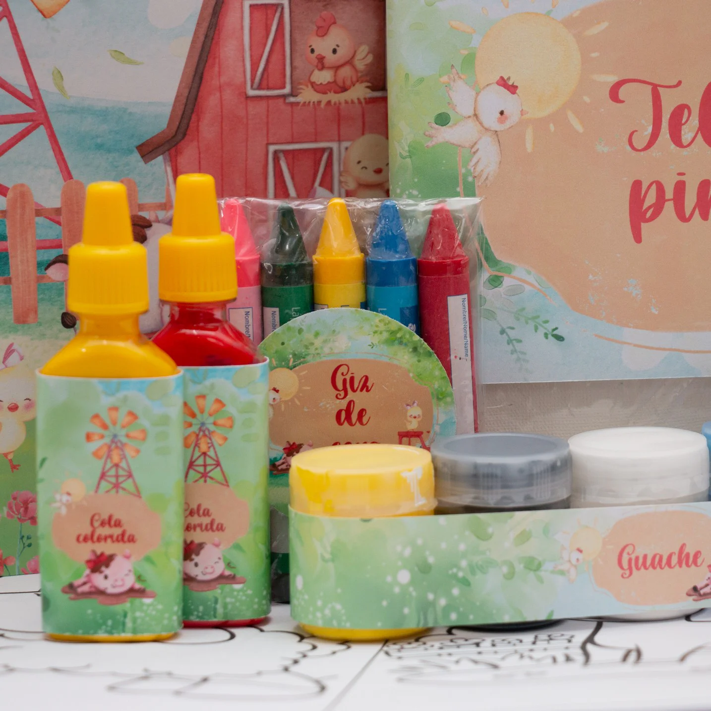 Maleta Cartonada com Kit Super Artista - Imagem 6