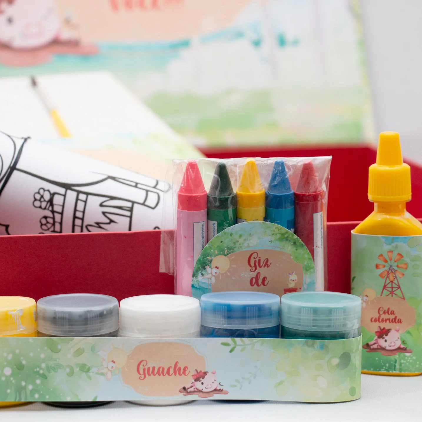 Maleta Cartonada com Kit Super Artista - Imagem 7