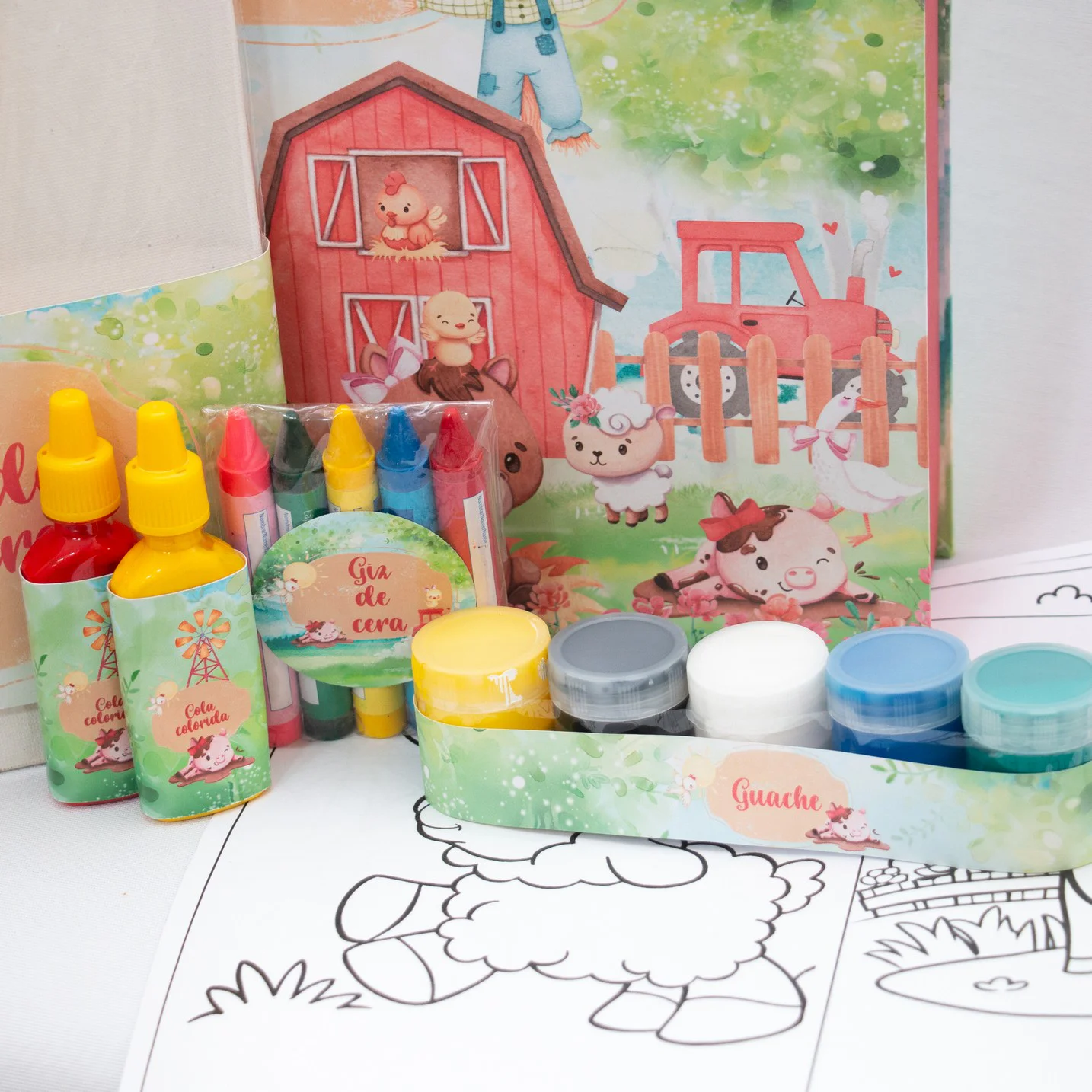 Maleta Cartonada com Kit Super Artista - Imagem 10