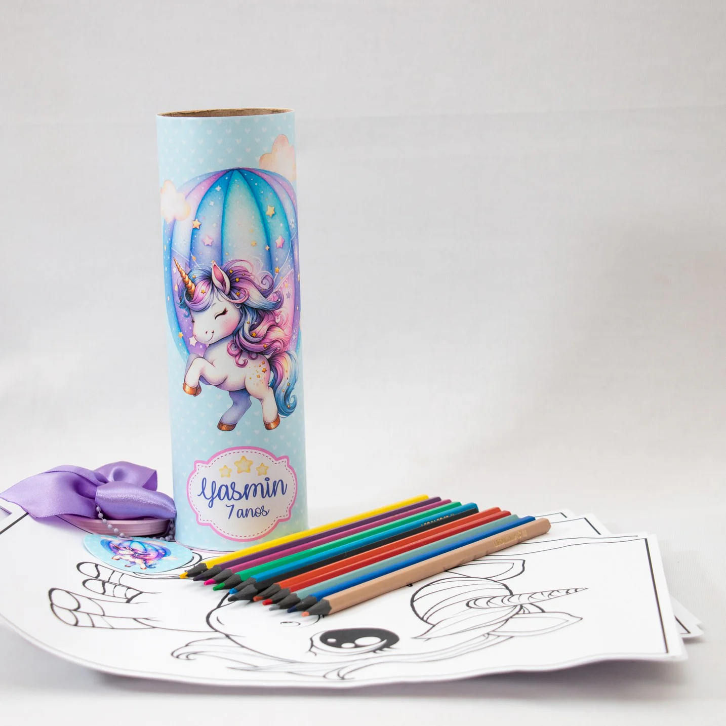 Tubolata 20x6 com kit colorir - Imagem 4