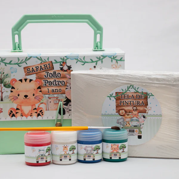 Maleta Cartonada com Kit artista