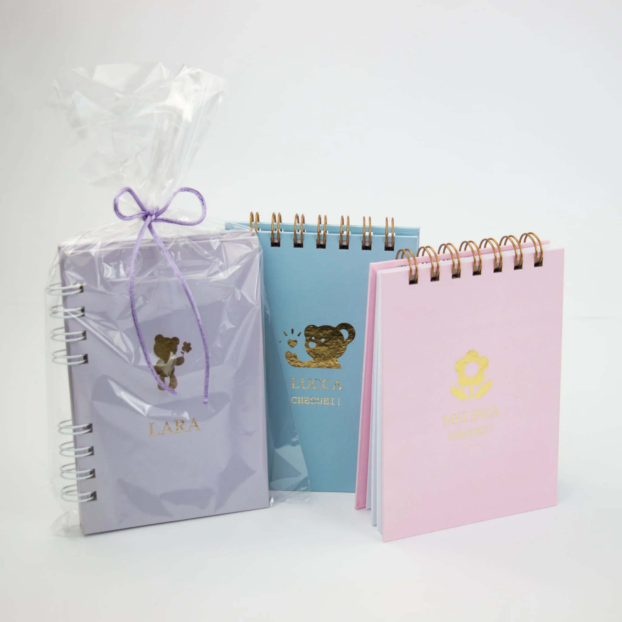 Bloquinho Cartonado com detalhes Hotstamping