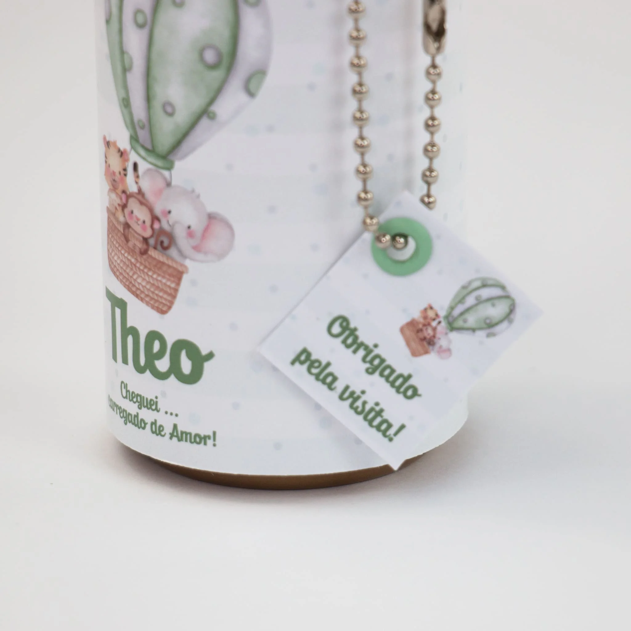 Latinha personalizada com lencinho umedecido - Imagem 5