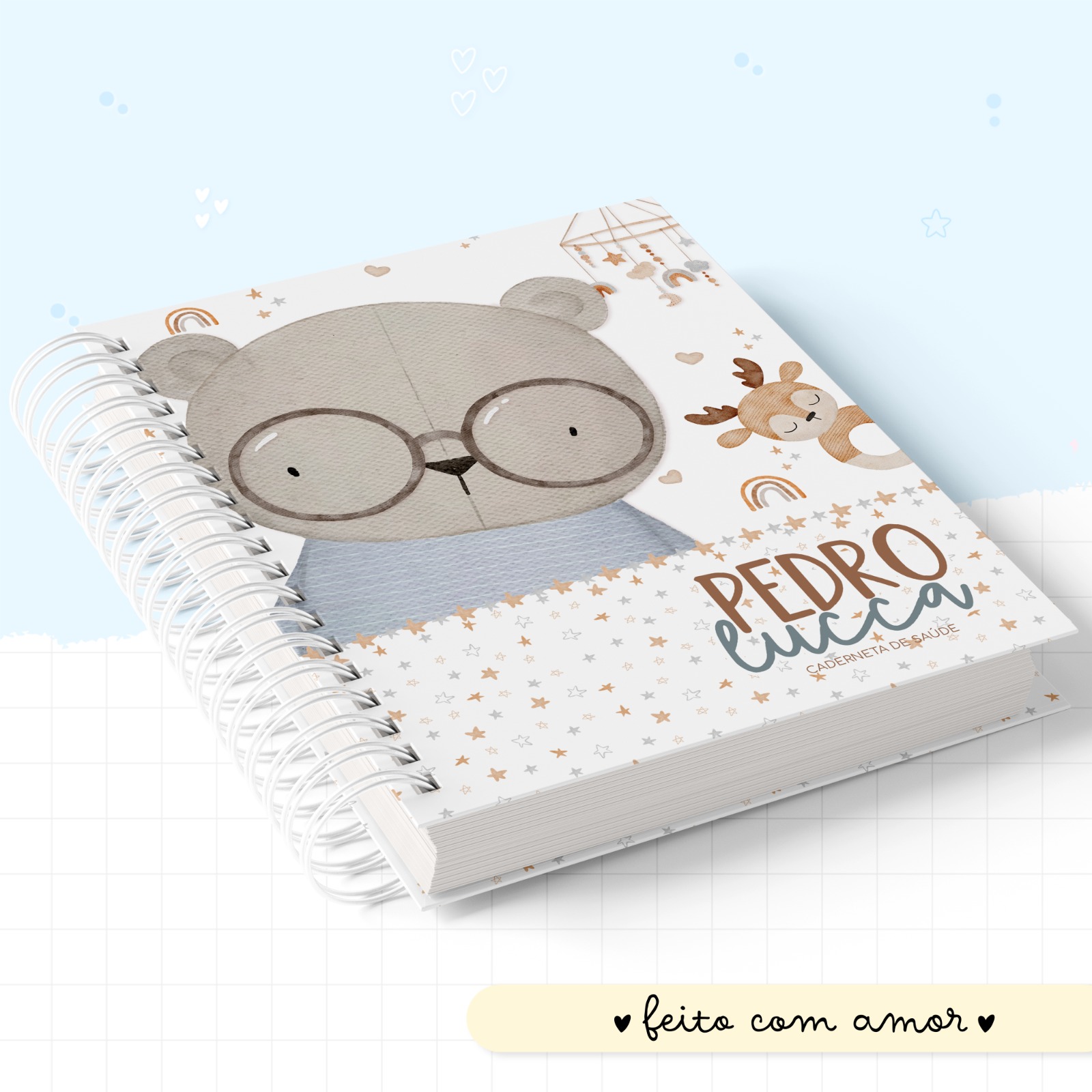 Caderneta de Saúde - Brinquedo Menino