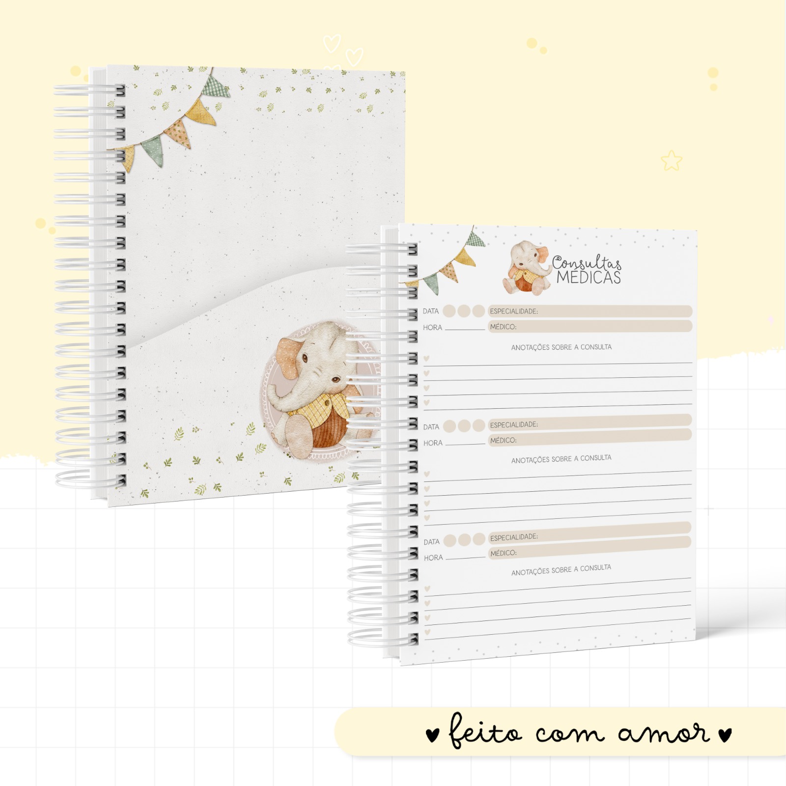 Caderneta de saúde - Baby Elefante Menino - Image 2