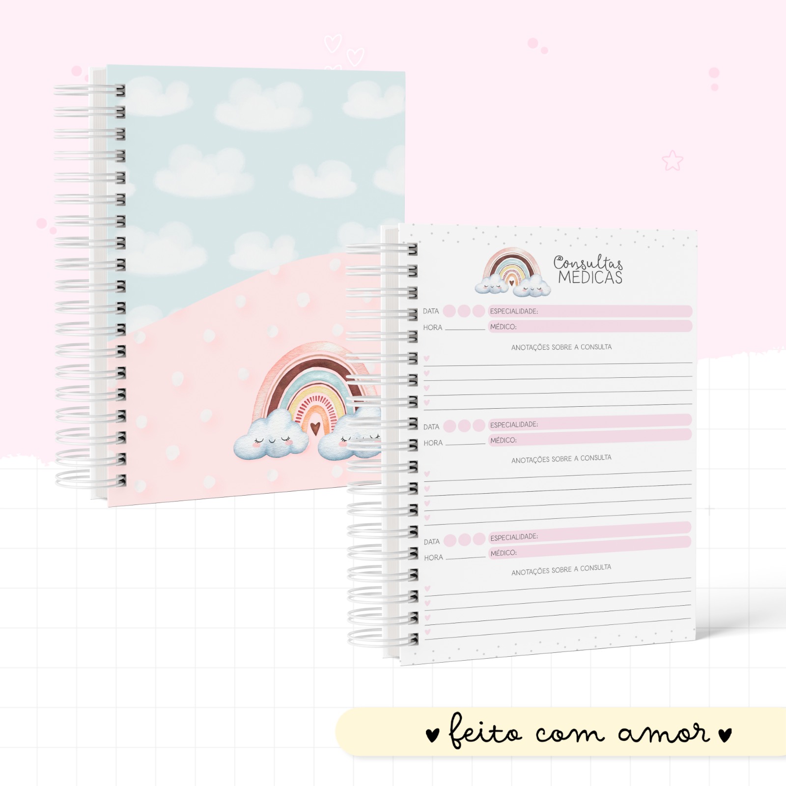 Caderneta de saúde - Chuva De Amor Menina - Image 3