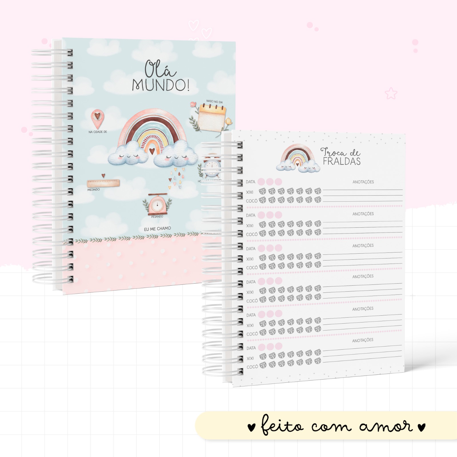 Caderneta de saúde - Chuva De Amor Menina - Image 2