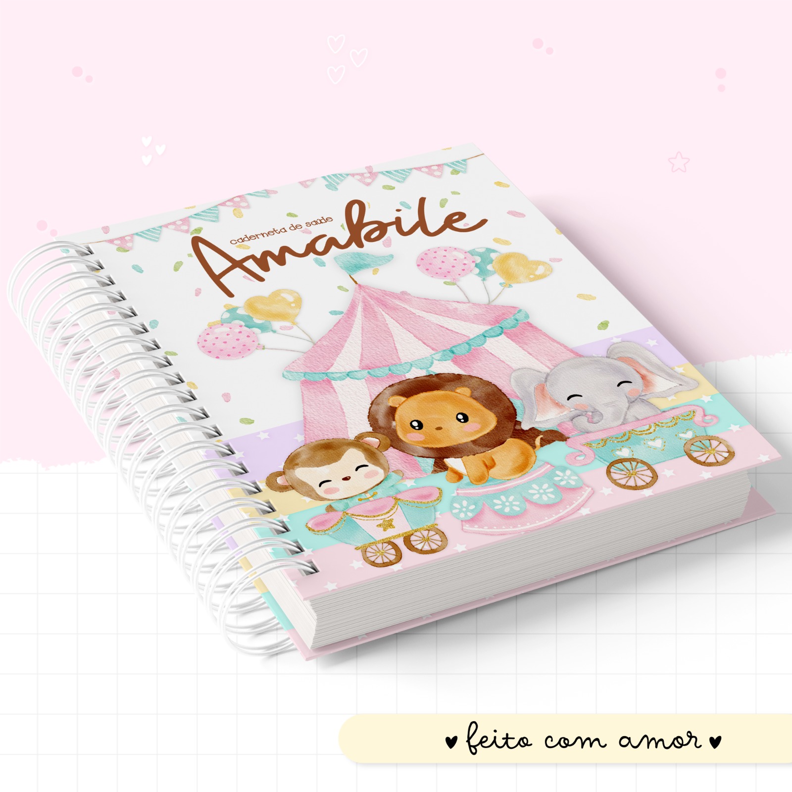 Caderneta de saúde - Circo Menina