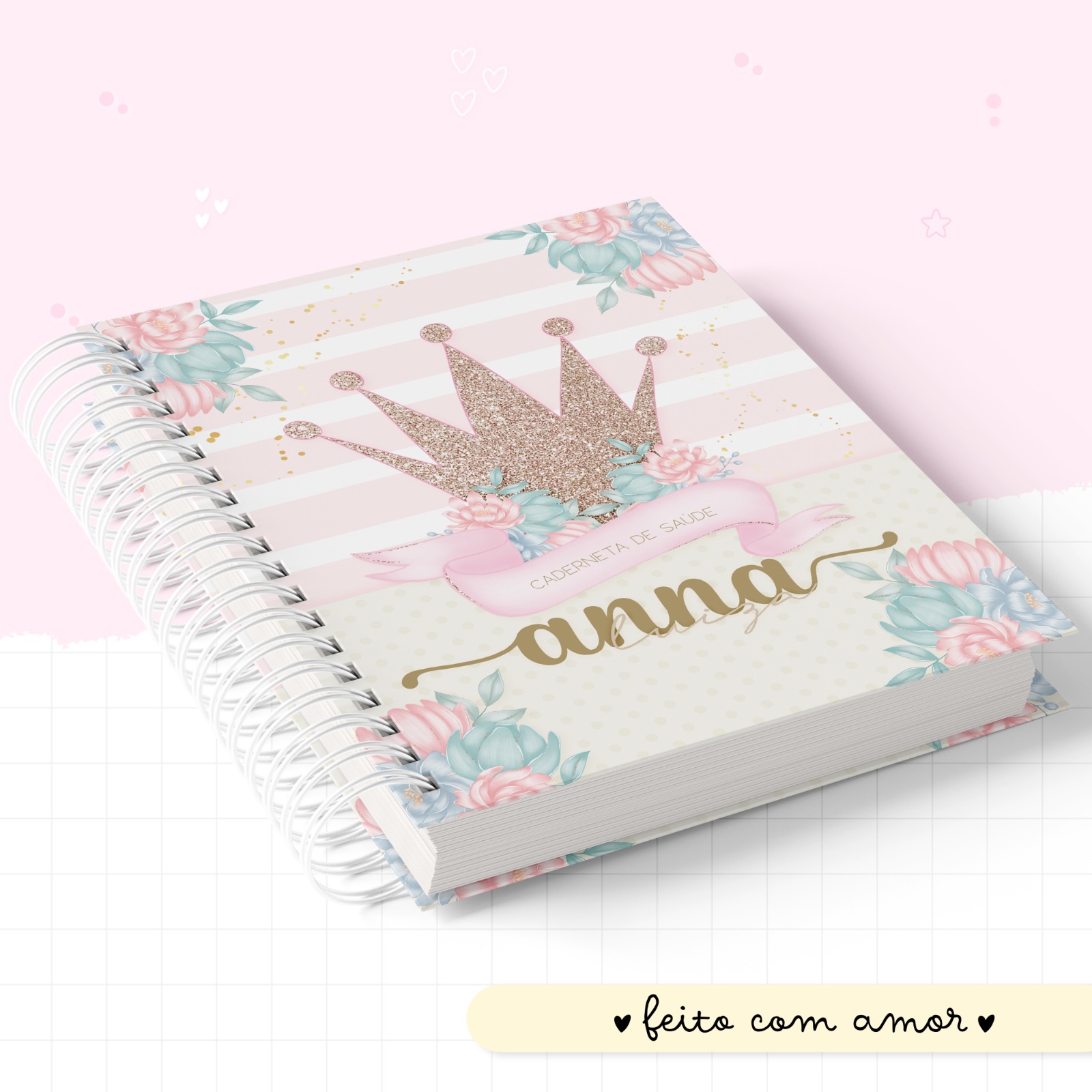 Caderneta de saúde - Coroa Menina