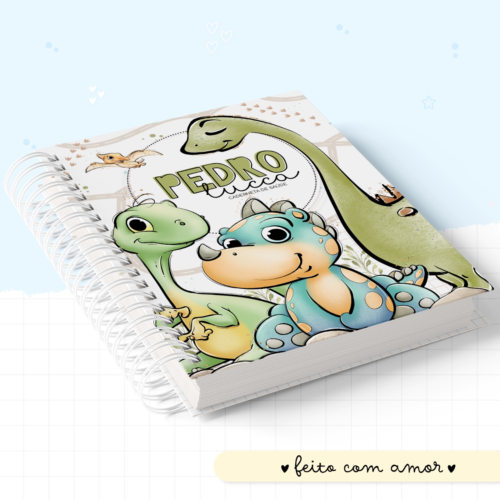 Caderneta de Saúde - Dino Boy