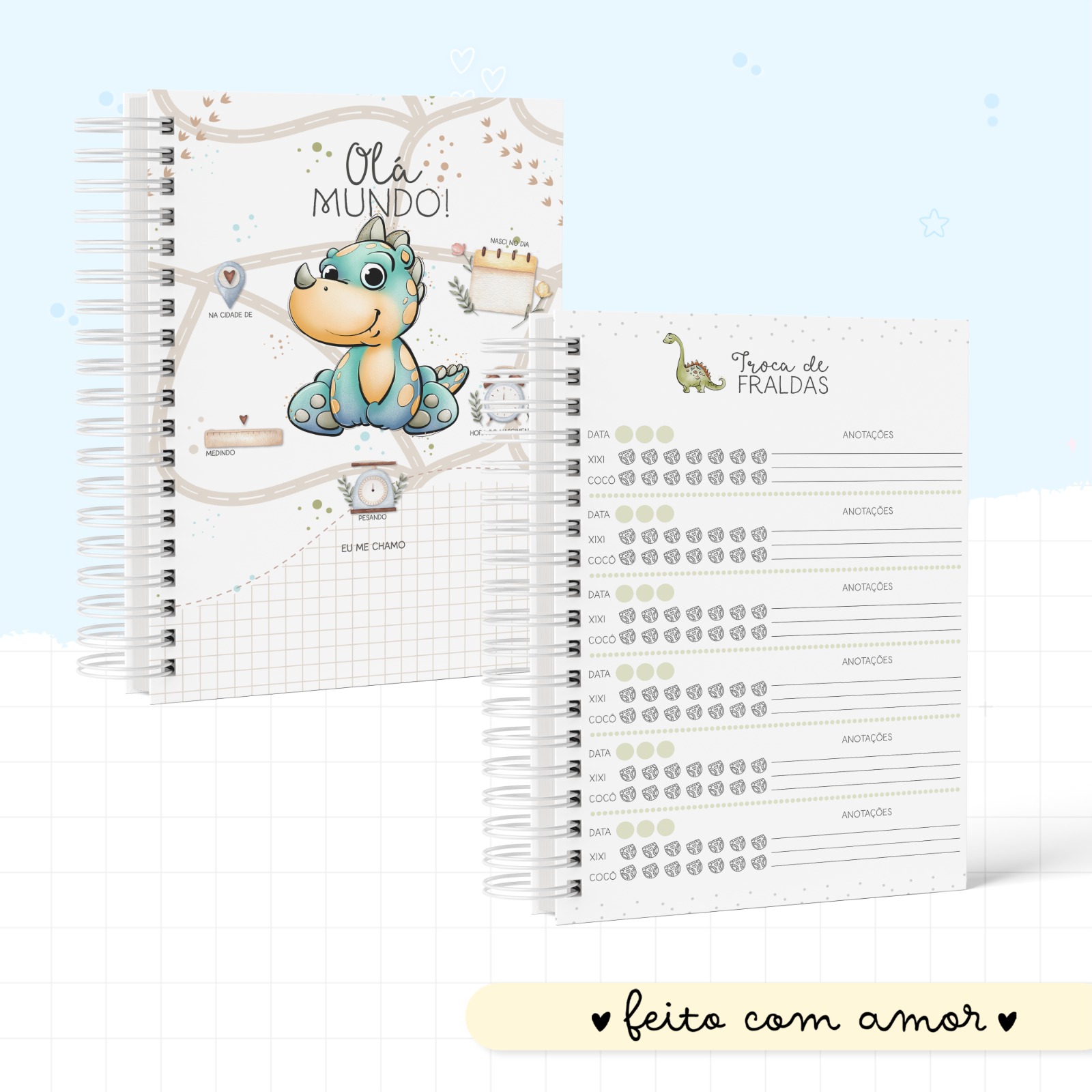 Caderneta de Saúde - Dino Boy - Image 3