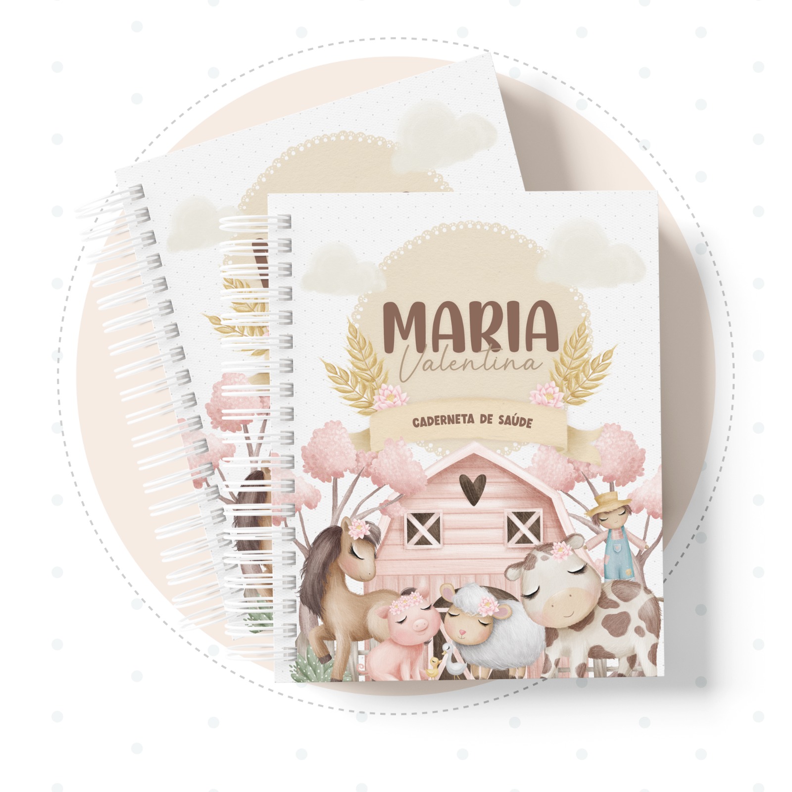 Caderneta de Saúde - Fazendinha Menina