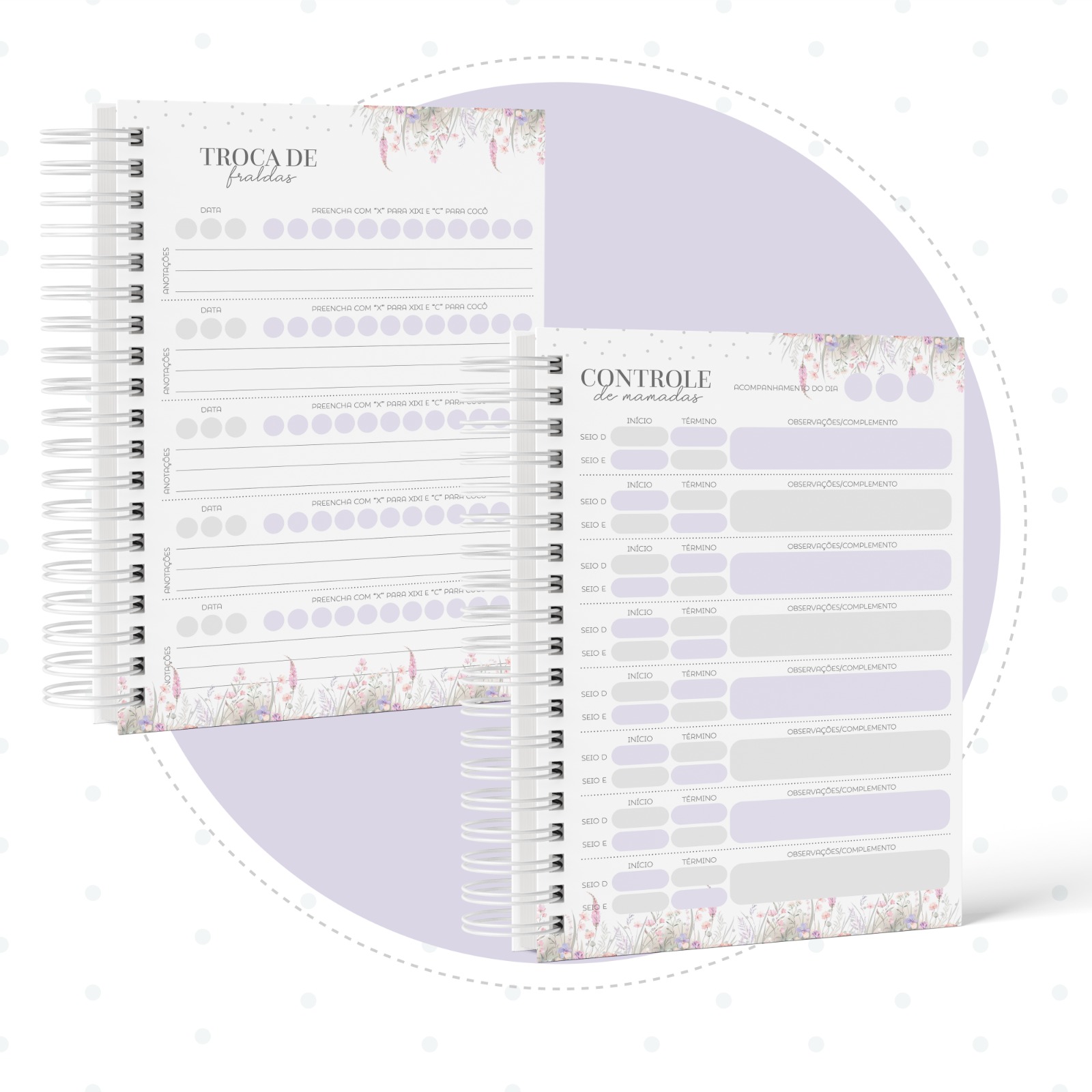 Caderneta de saúde - Floral 01 - Image 3