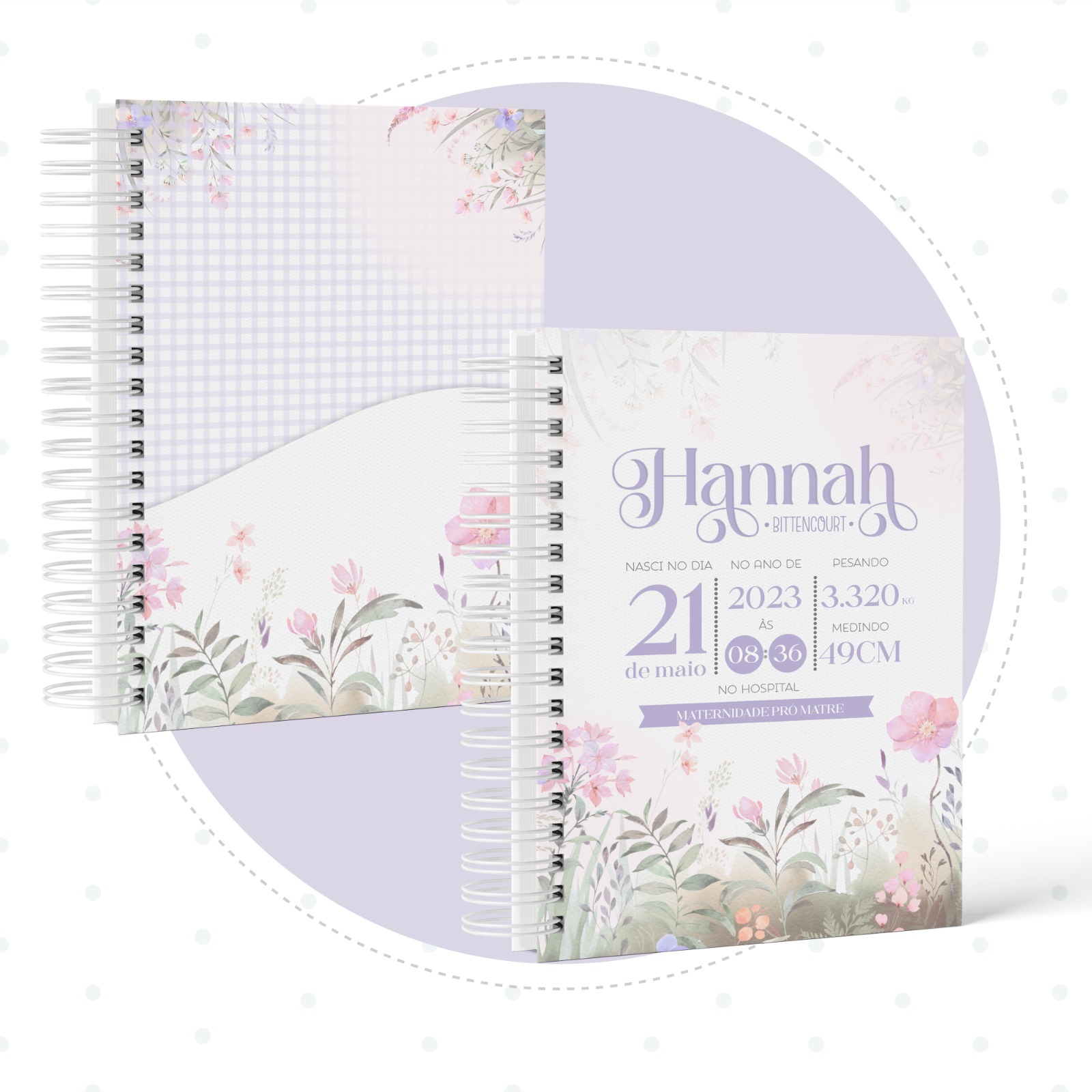 Caderneta de saúde - Floral 01 - Image 2