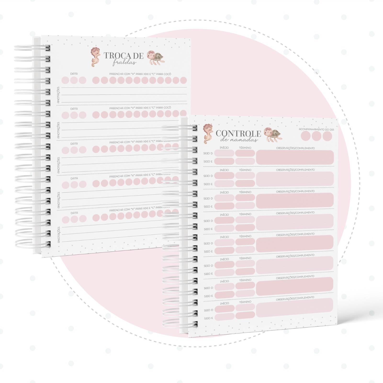 Caderneta de saúde - Fundo Do Mar Menina - Image 4