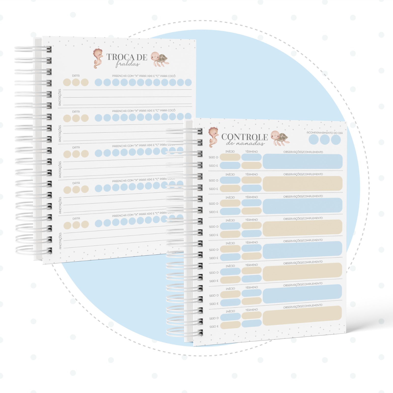 Caderneta de saúde - Fundo Do Mar Menina - Image 3