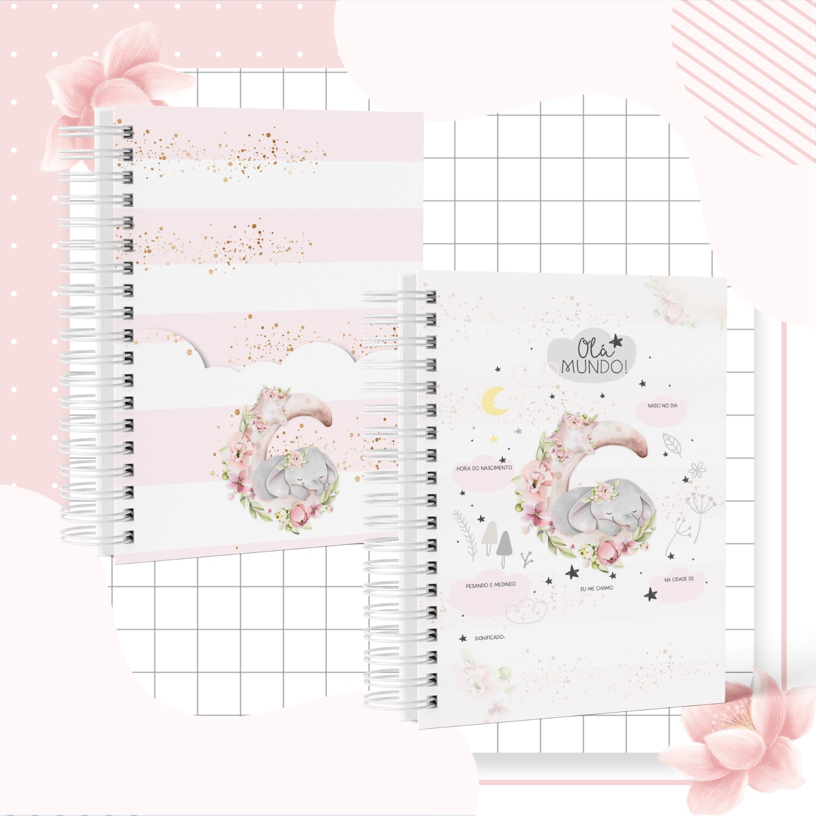 Caderneta de Saúde - Elefante Menina - Image 2