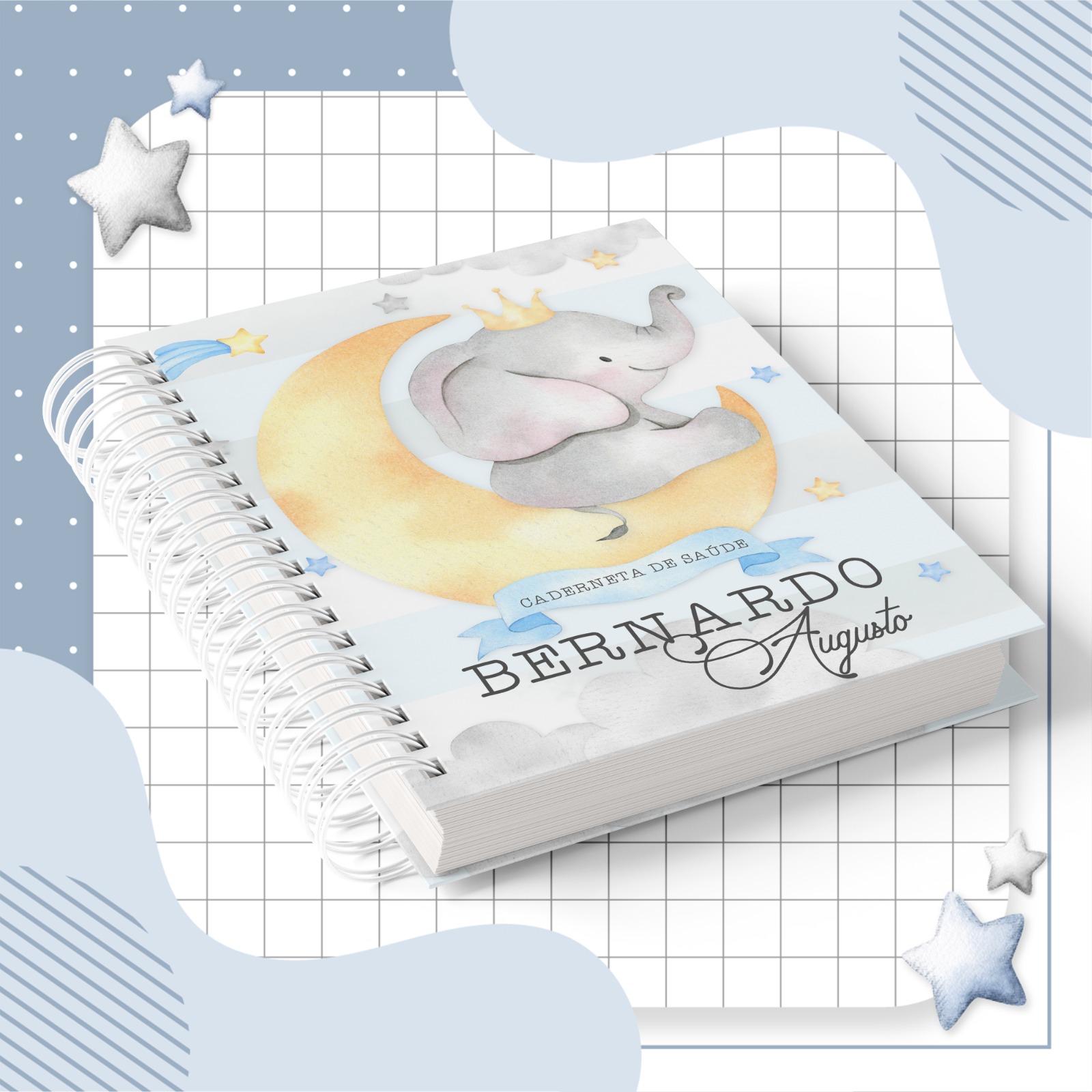 Caderneta de Saúde - Elefante Menino