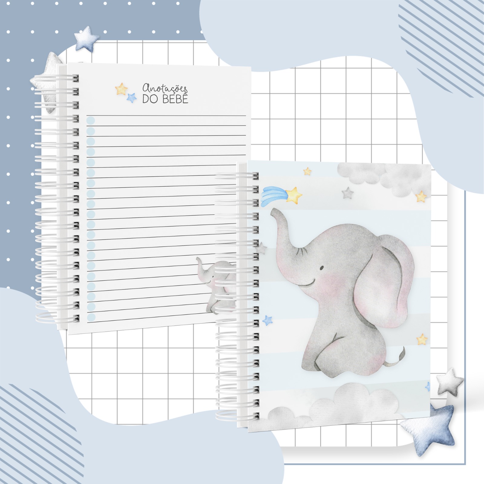 Caderneta de Saúde - Elefante Menino - Image 4