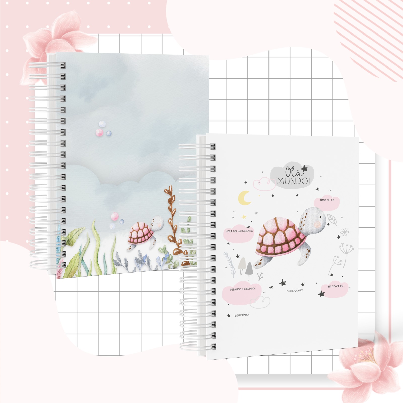 Caderneta de Saúde - Fundo Do Mar Menina - Image 2