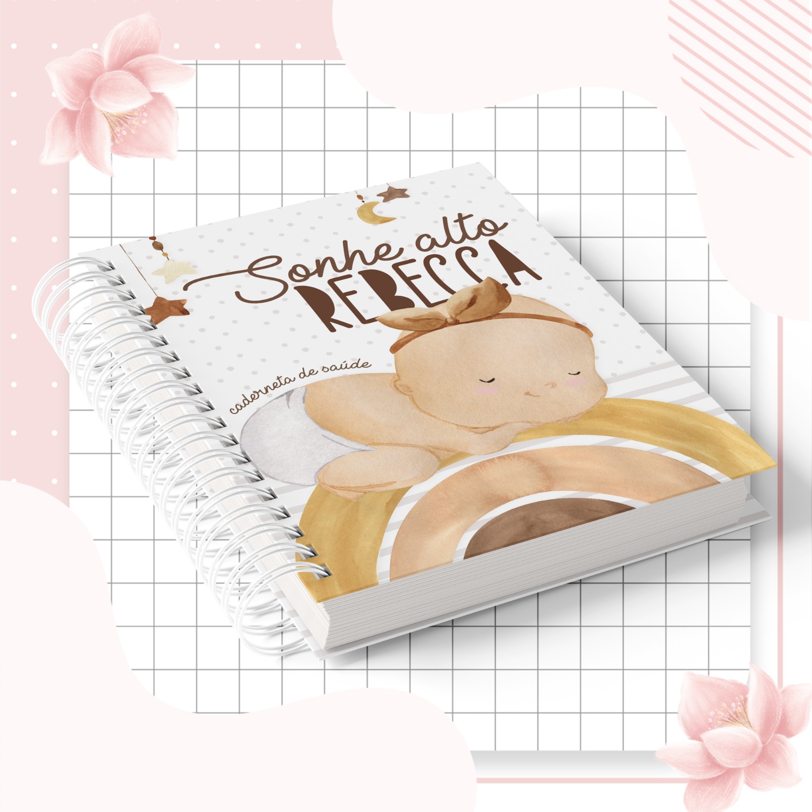 Caderneta de Saúde - Sonhe Alto Menina