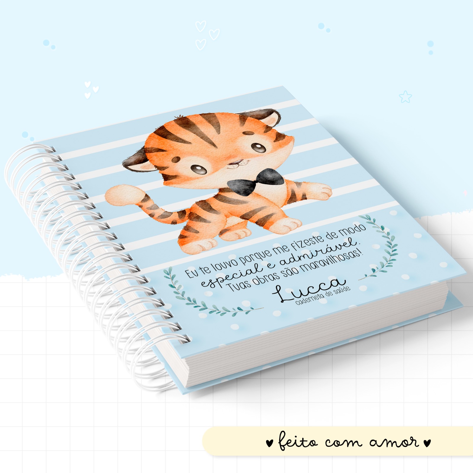 Caderneta de Saúde - Versículo Menino