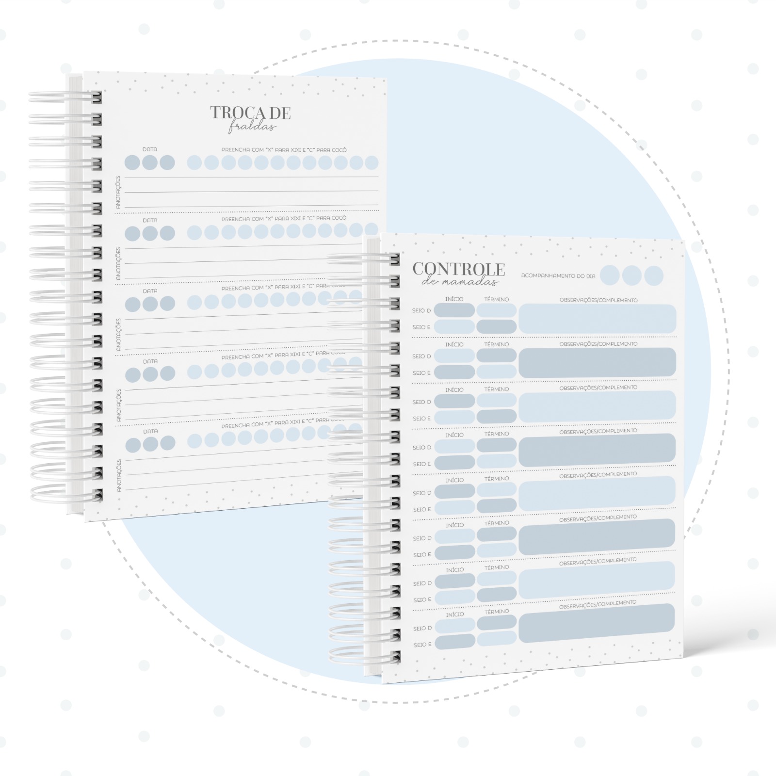 Caderneta de Saúde - Neutro Azul - Image 3