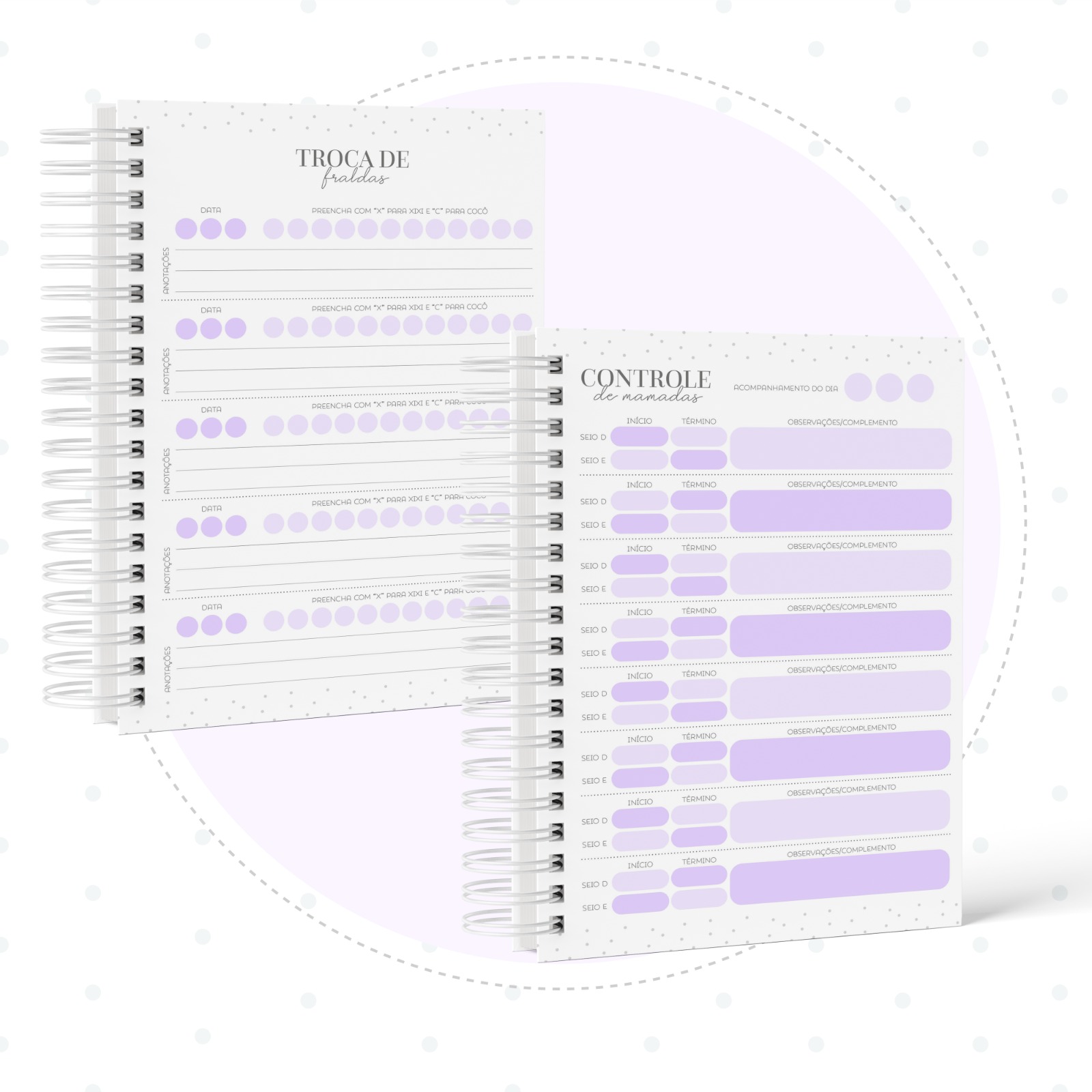 Caderneta de Saúde - Neutro Lavanda - Image 3