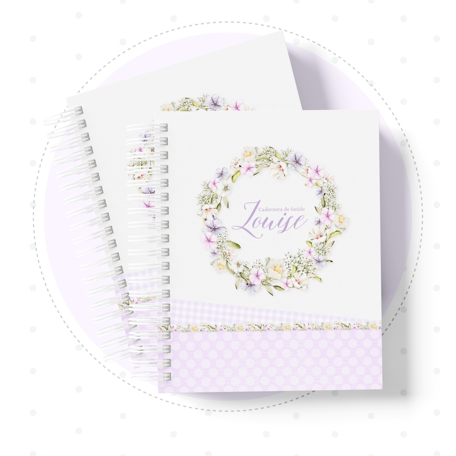 Caderneta de Saúde - Neutro Lavanda