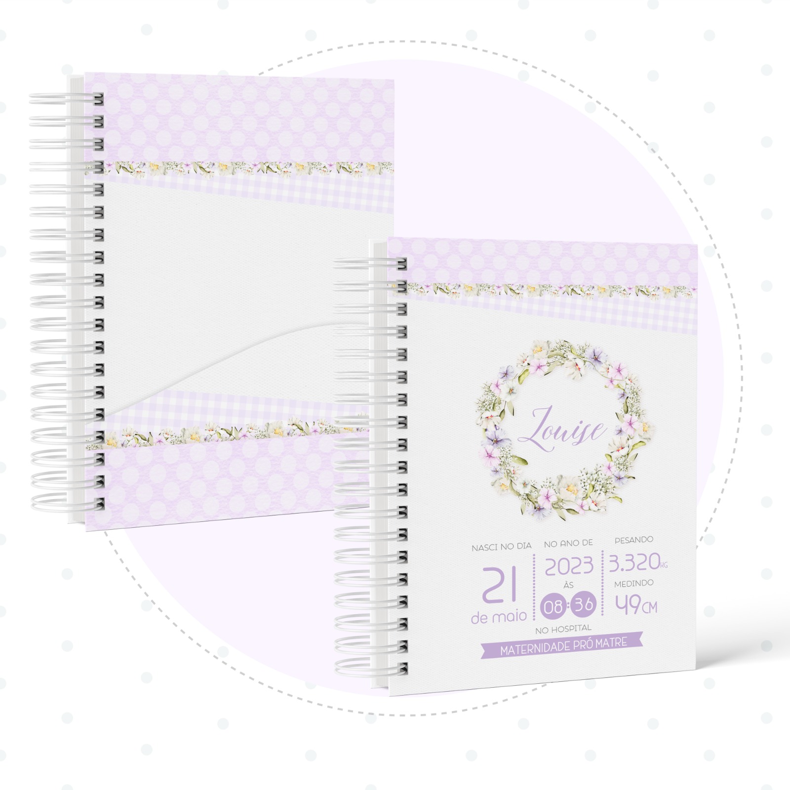 Caderneta de Saúde - Neutro Lavanda - Image 2