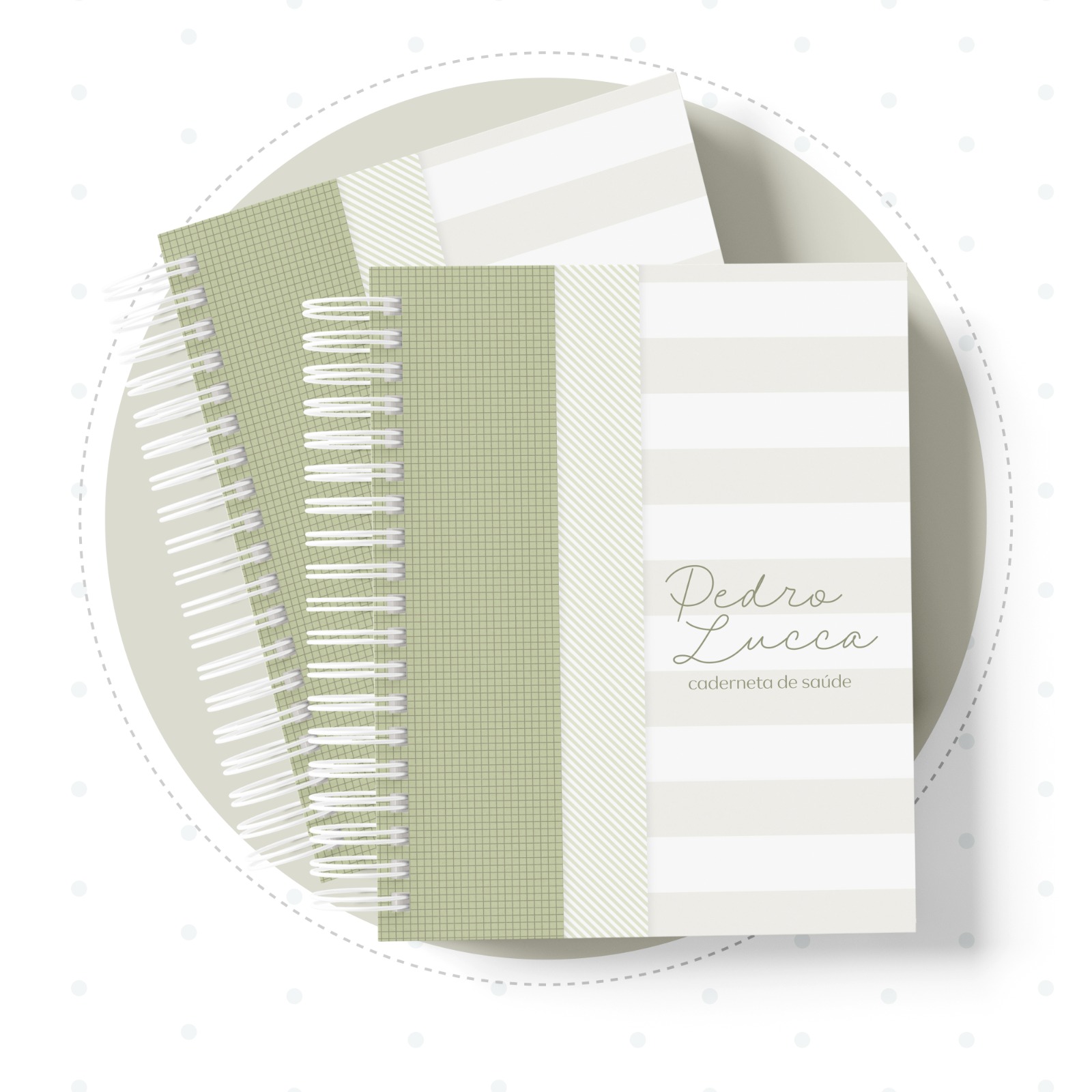 Caderneta de Saúde - Neutro Verde