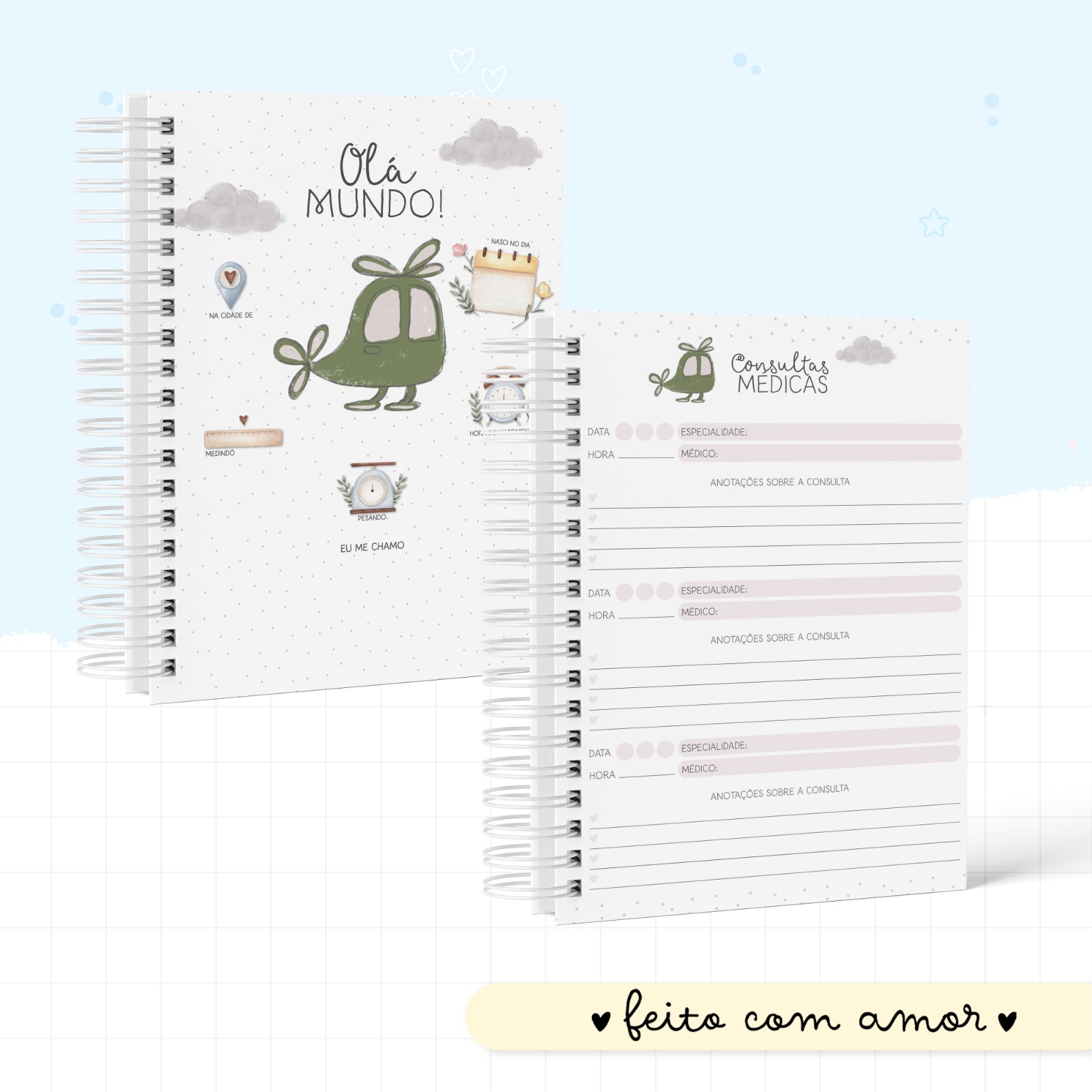 Caderneta de saúde - Transportes Minimalista - Image 2