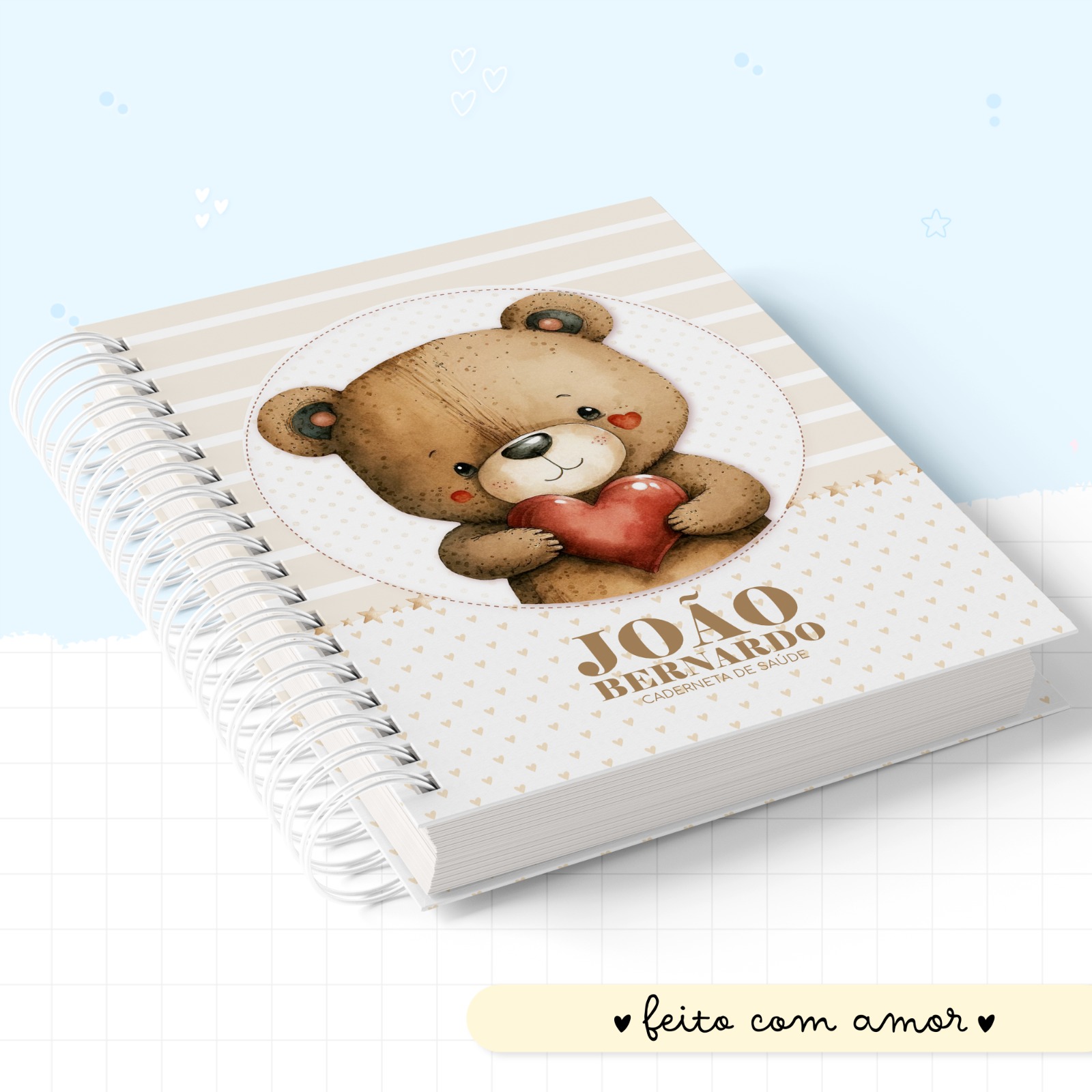 Caderneta de saúde - Ursinho
