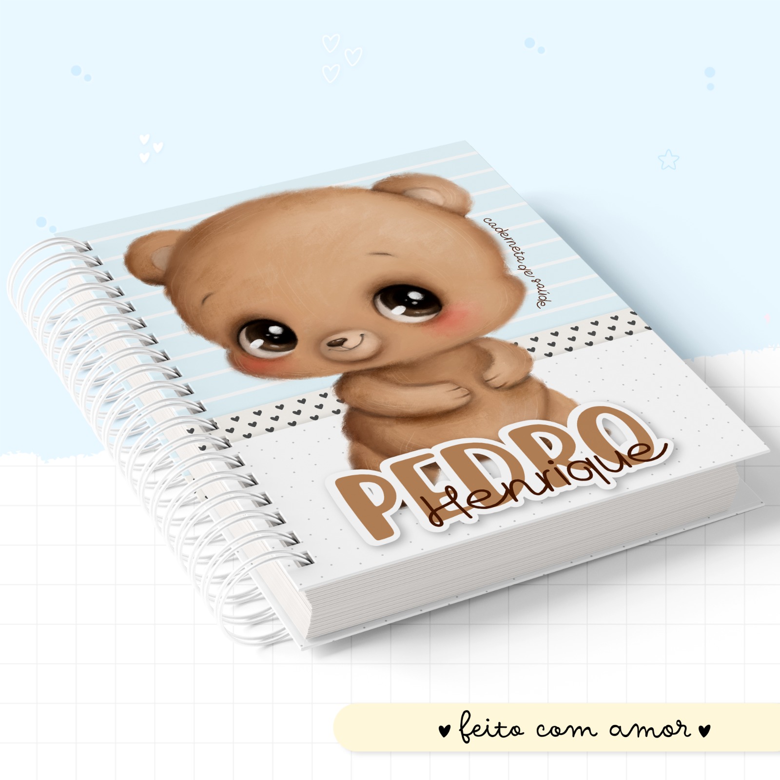 Caderneta de saúde - Ursinho Baby