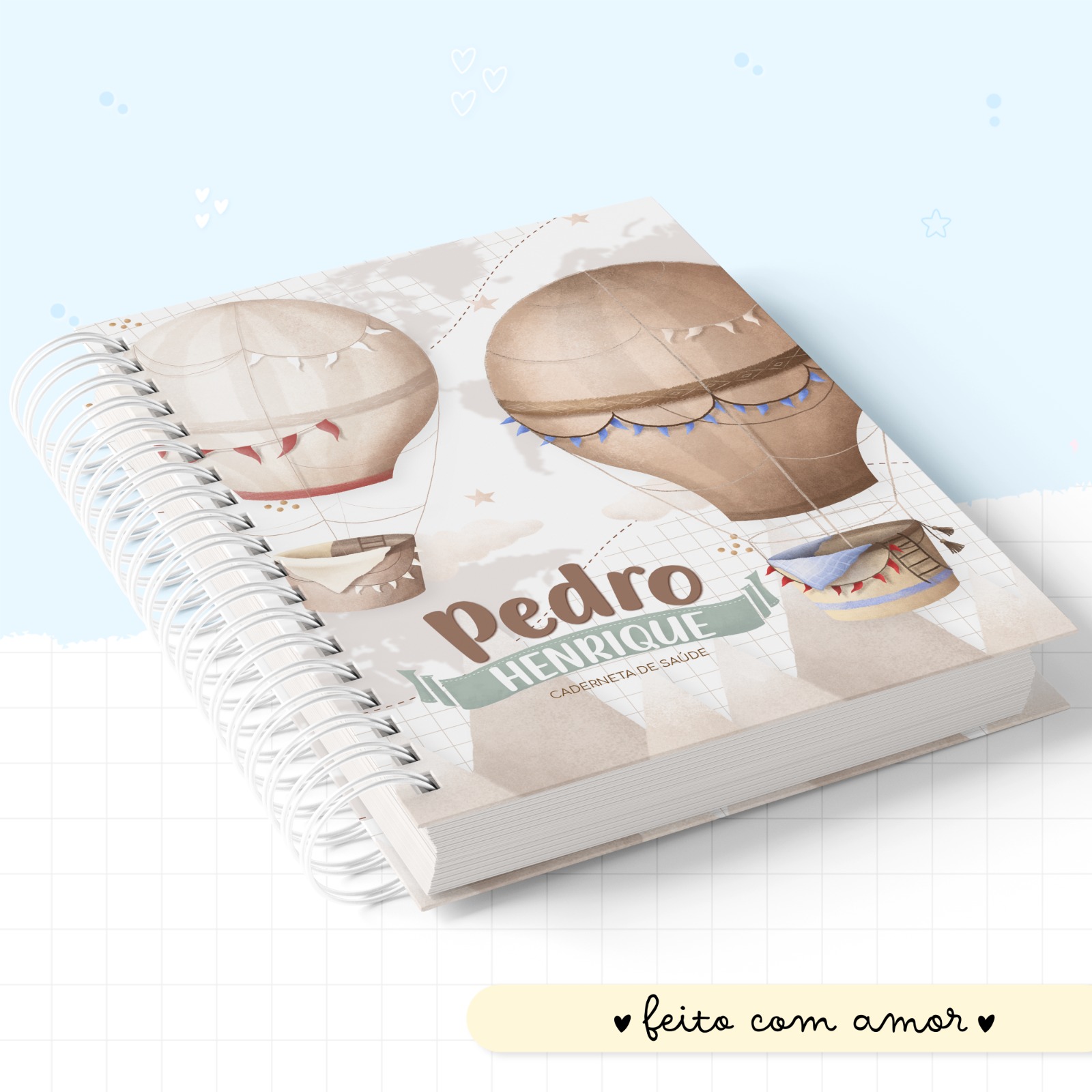 Caderneta de saúde - Volta Ao Mundo Menino