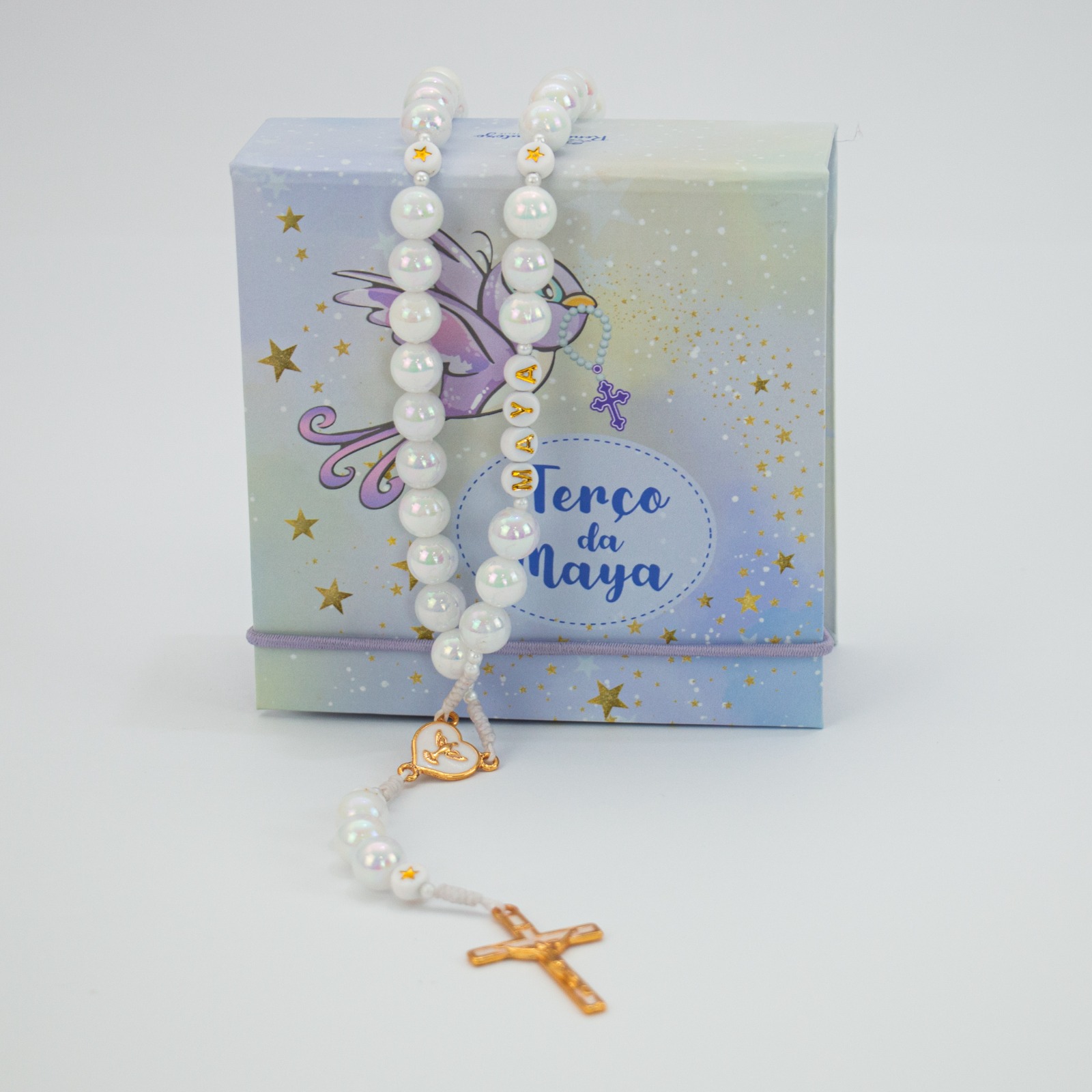 Terço personalizado com medalha