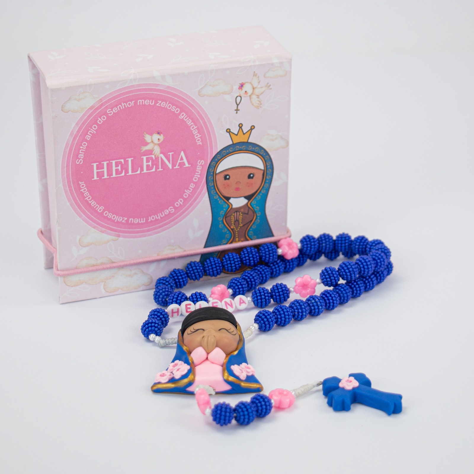 Terço personalizado em biscuit