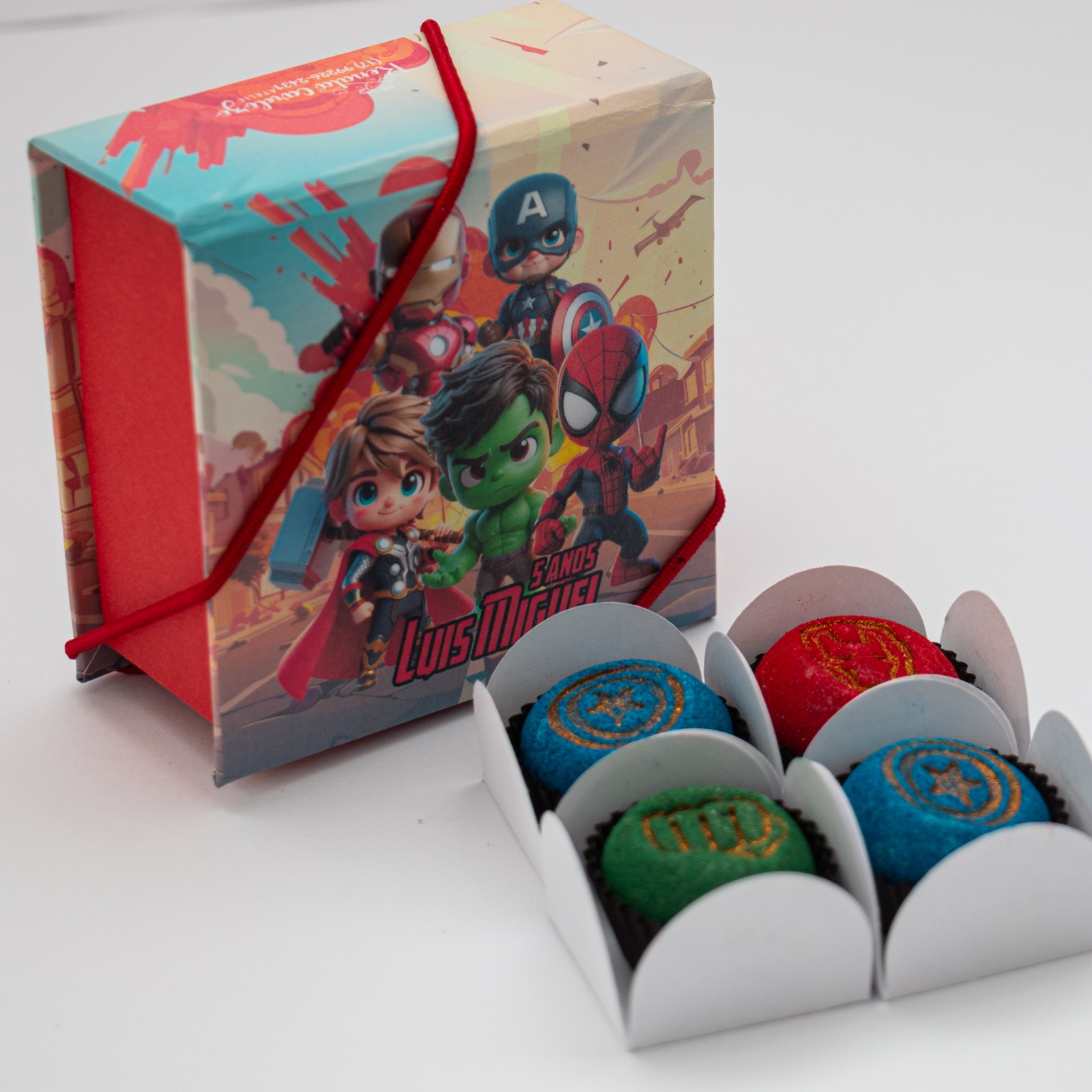 Caixa personalizada 4 doces