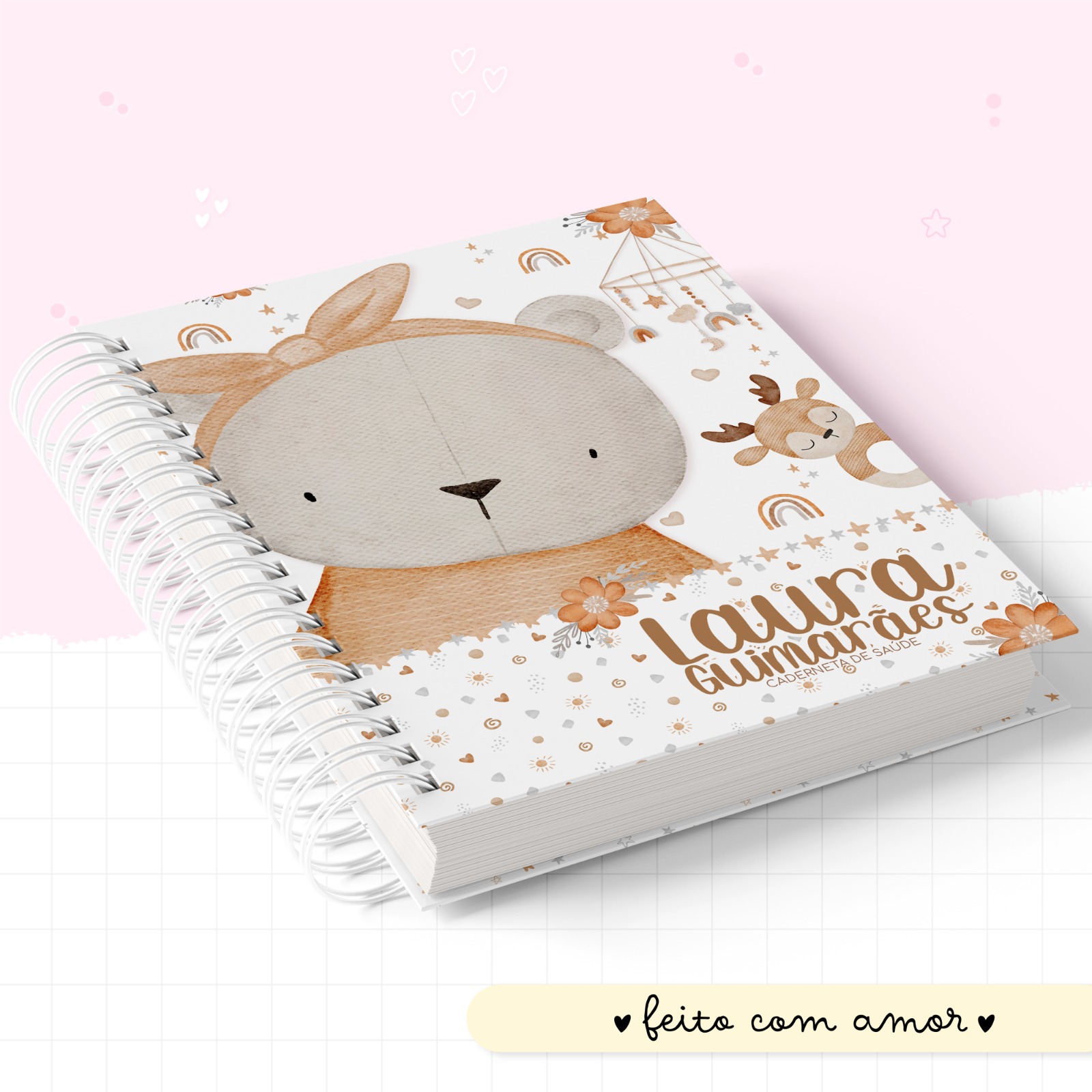 Caderneta de Saúde - Brinquedo Menina