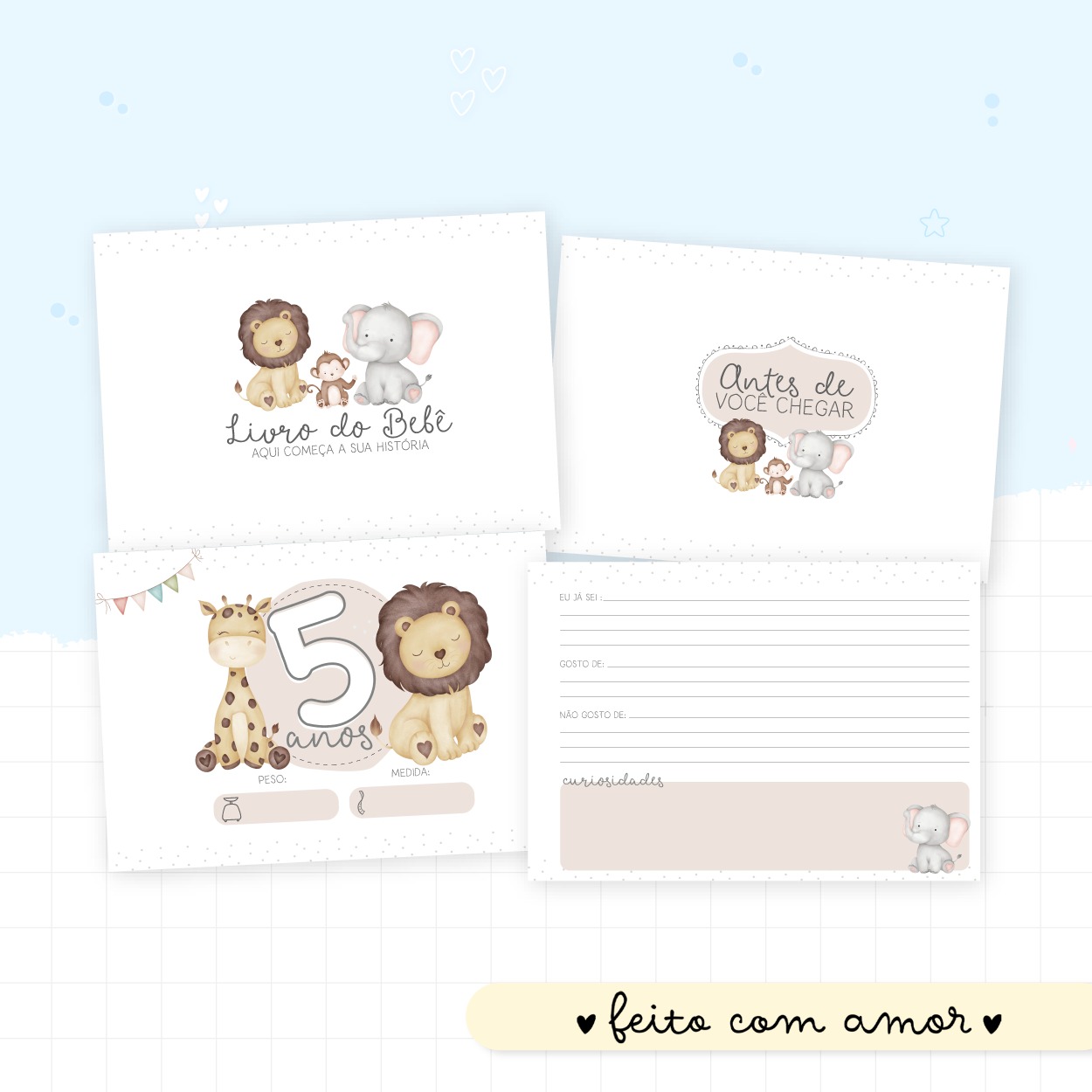 Livro do Bebê - Animais Cute - Image 4