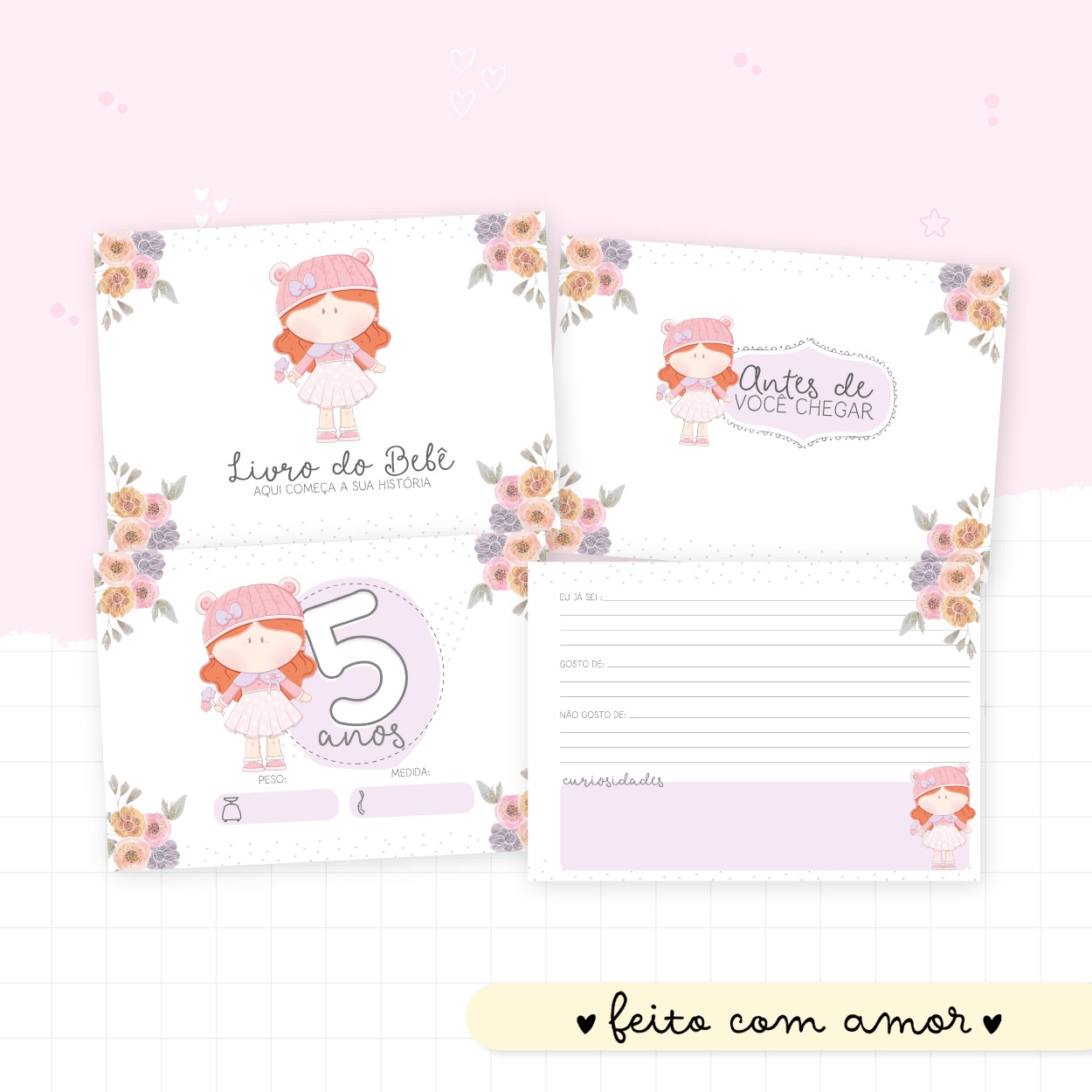 Livro do Bebê - Boneca Ruiva - Image 4