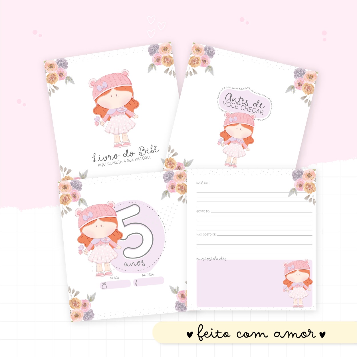 Livro do Bebê - Boneca Ruiva - Image 3