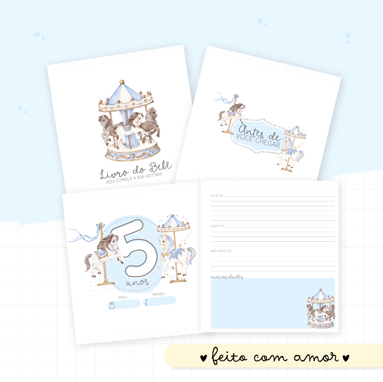 Livro do Bebê - Carrossel Menino - Image 4
