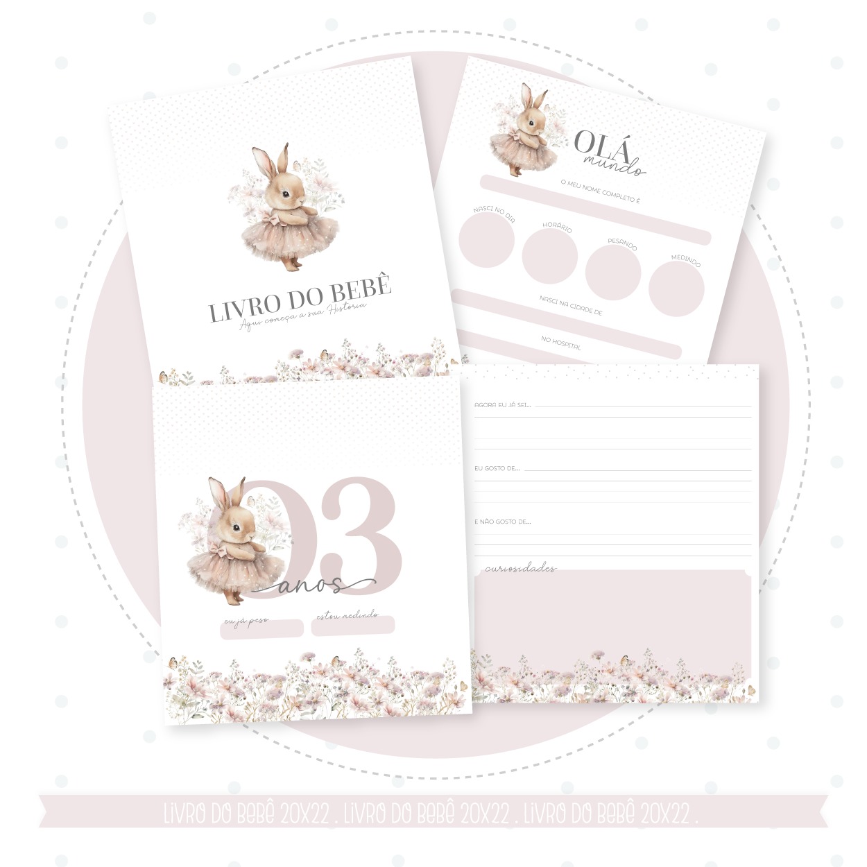 Livro do Bebê - Coelha - Image 3