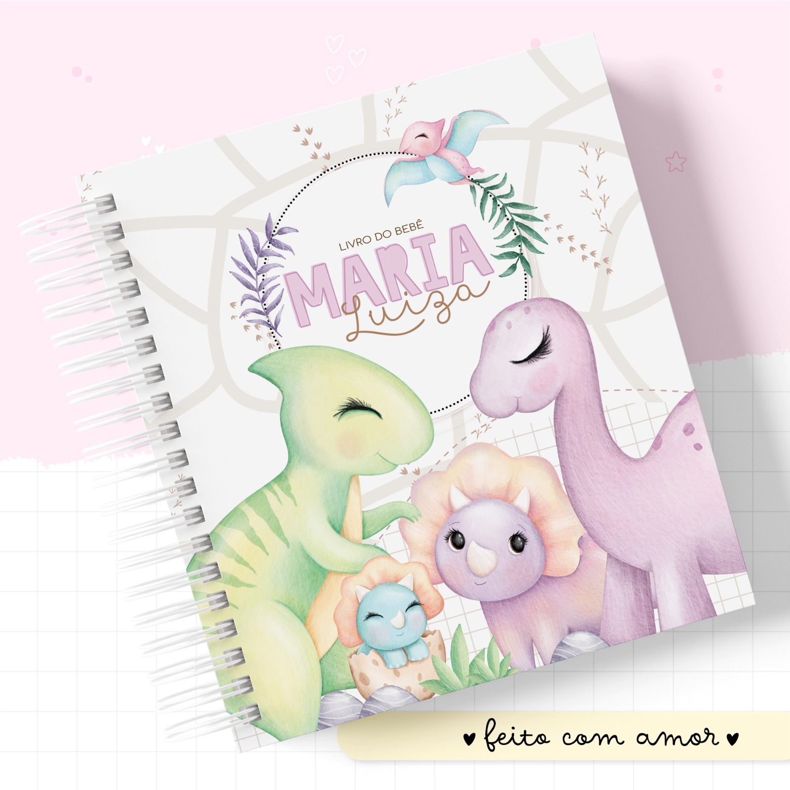 Livro do Bebê - Dino Girl