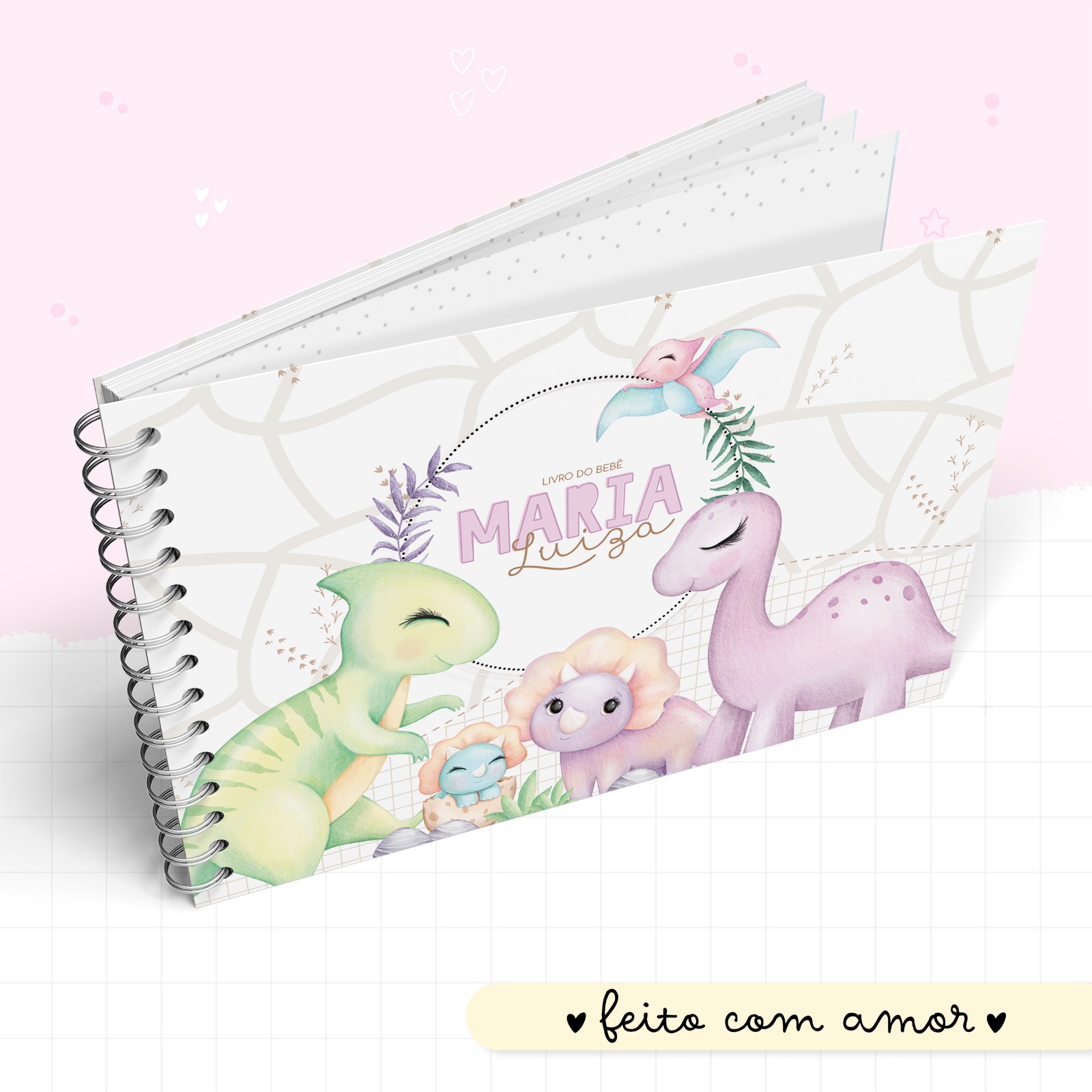 Livro do Bebê - Dino Girl - Image 2