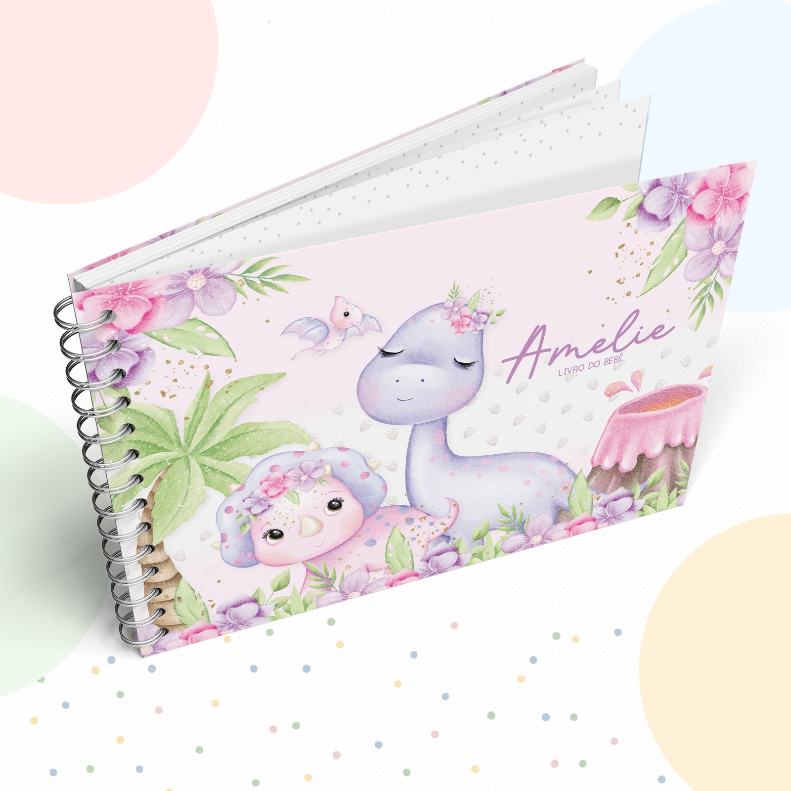 Livro do Bebê - Dino Menina - Image 2