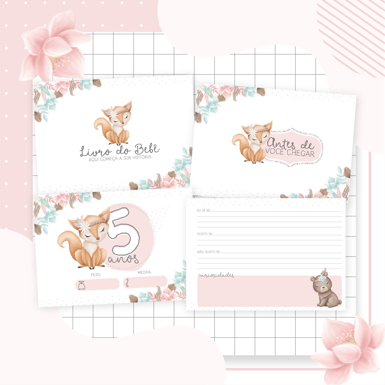 Livro do Bebê - Floresta Menina - Image 3