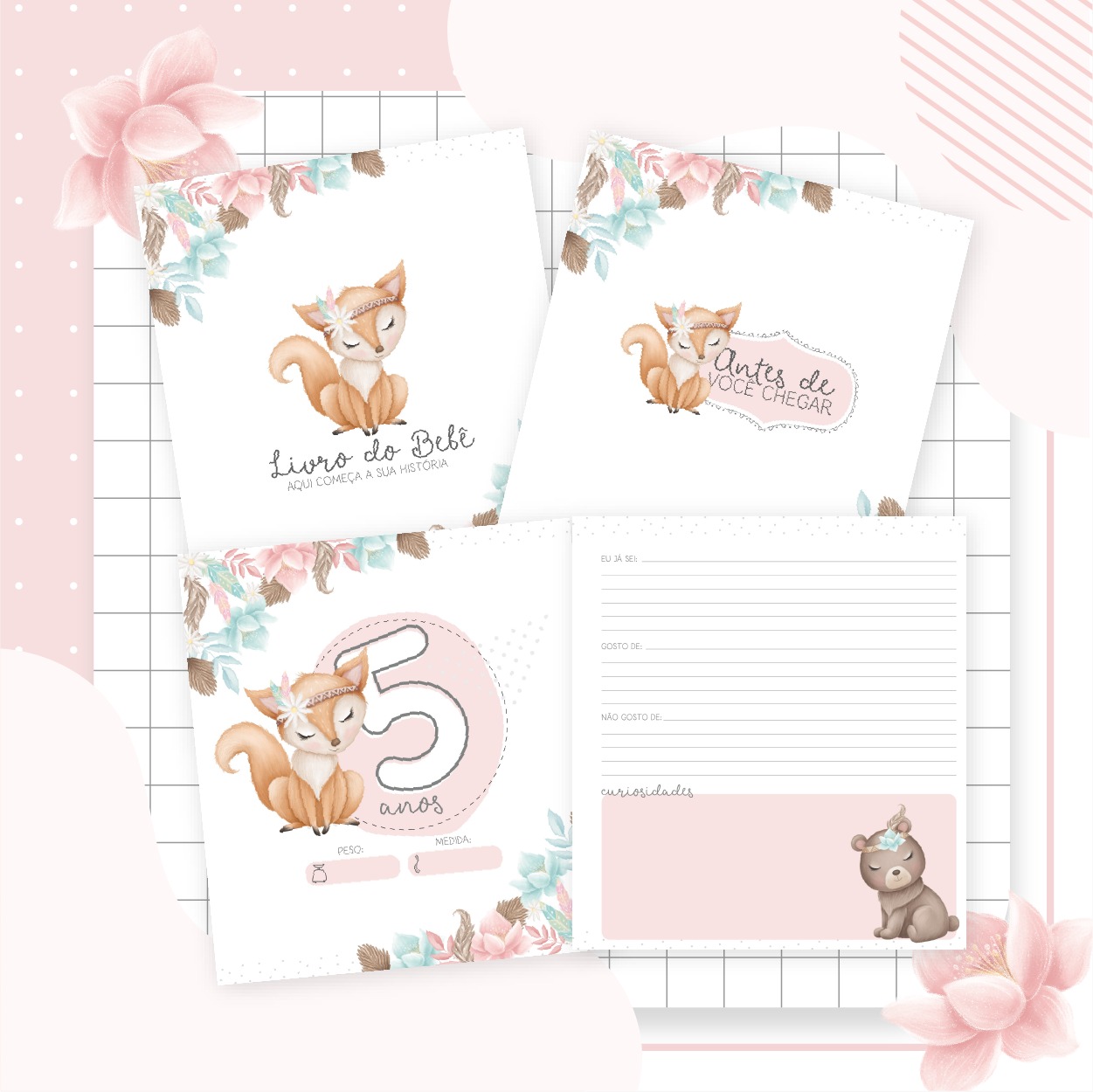 Livro do Bebê - Floresta Menina - Image 4